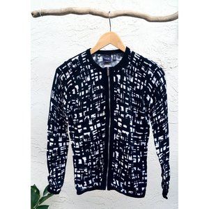 Rafaella Brushstroke Plaid Sweater (P/XS)